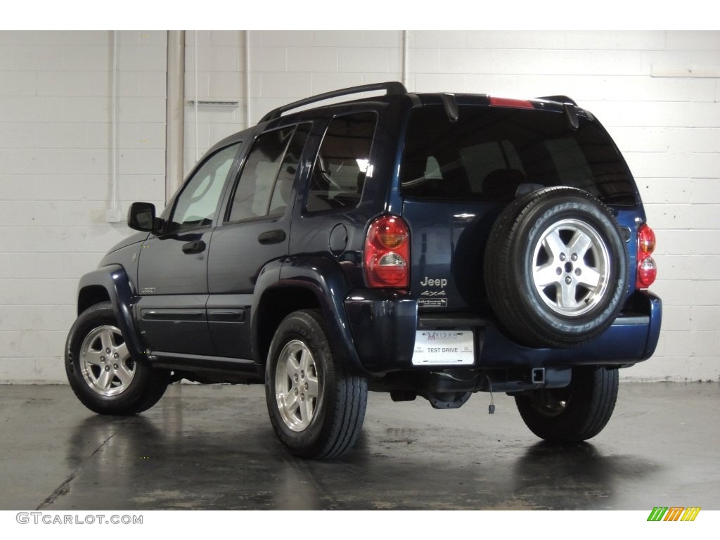 2004 Liberty Limited 4x4 - Patriot Blue Pearl / Light Taupe/Dark Slate Gray photo #19