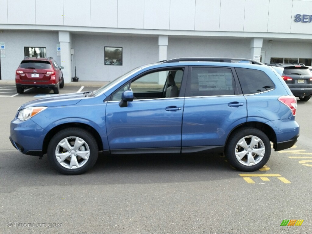 Quartz Blue Pearl 2016 Subaru Forester 2.5i Limited Exterior Photo #110766627