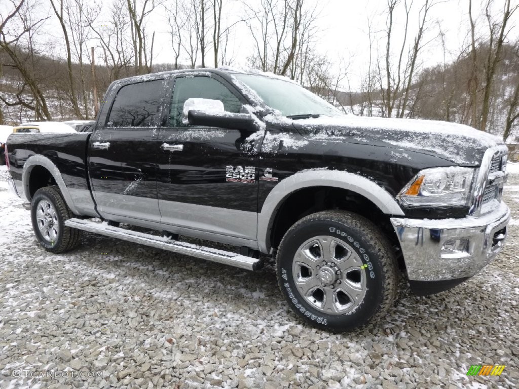 2016 2500 Laramie Crew Cab 4x4 - Black / Black photo #7