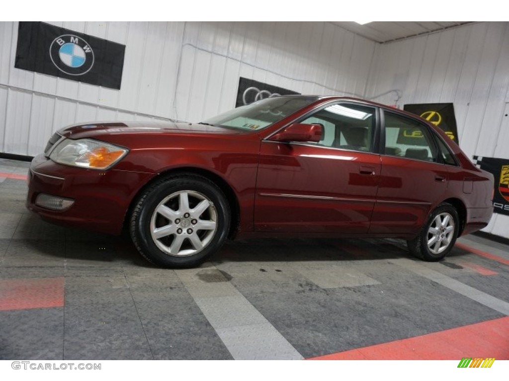 2000 Avalon XLS - Vintage Red Pearl / Taupe photo #2