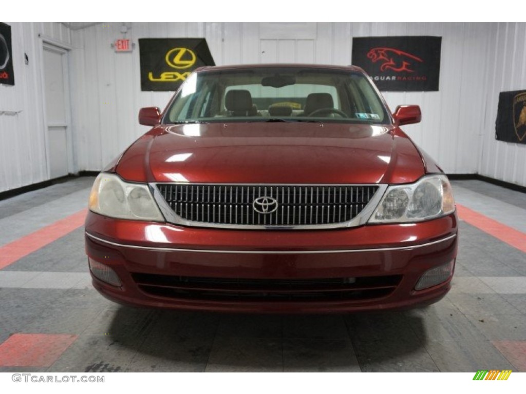 2000 Avalon XLS - Vintage Red Pearl / Taupe photo #4