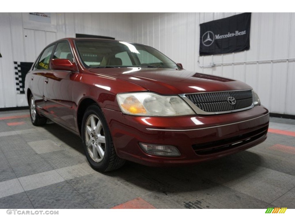 2000 Avalon XLS - Vintage Red Pearl / Taupe photo #5