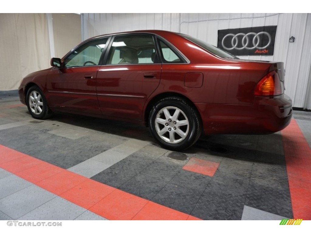 2000 Avalon XLS - Vintage Red Pearl / Taupe photo #7