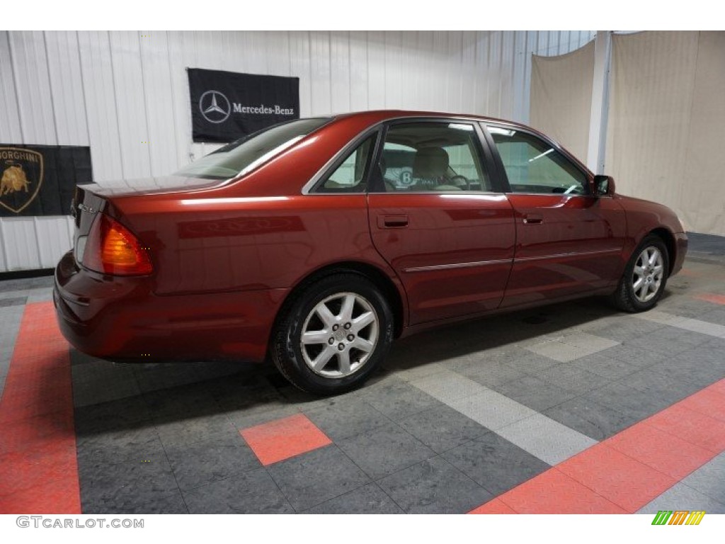2000 Avalon XLS - Vintage Red Pearl / Taupe photo #11