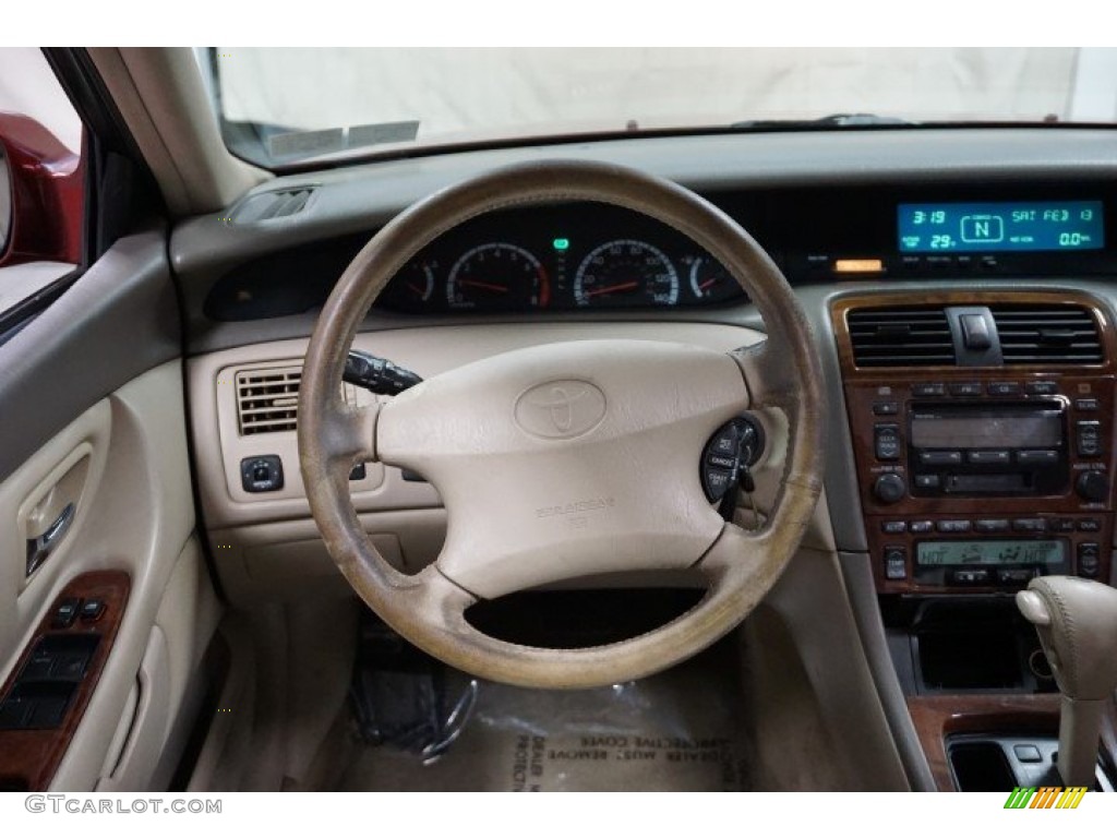 2000 Avalon XLS - Vintage Red Pearl / Taupe photo #29