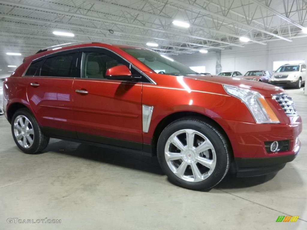 2013 SRX Performance AWD - Crystal Red Tintcoat / Shale/Brownstone photo #1