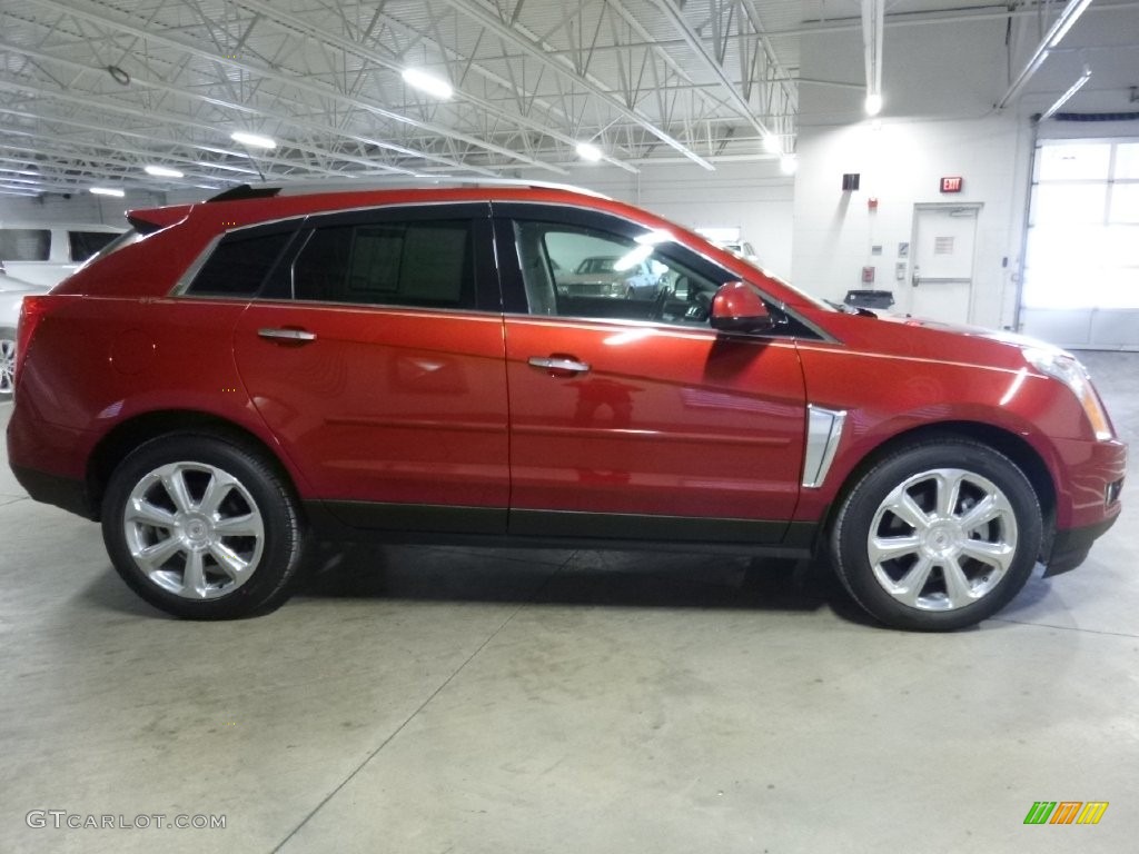 2013 SRX Performance AWD - Crystal Red Tintcoat / Shale/Brownstone photo #2