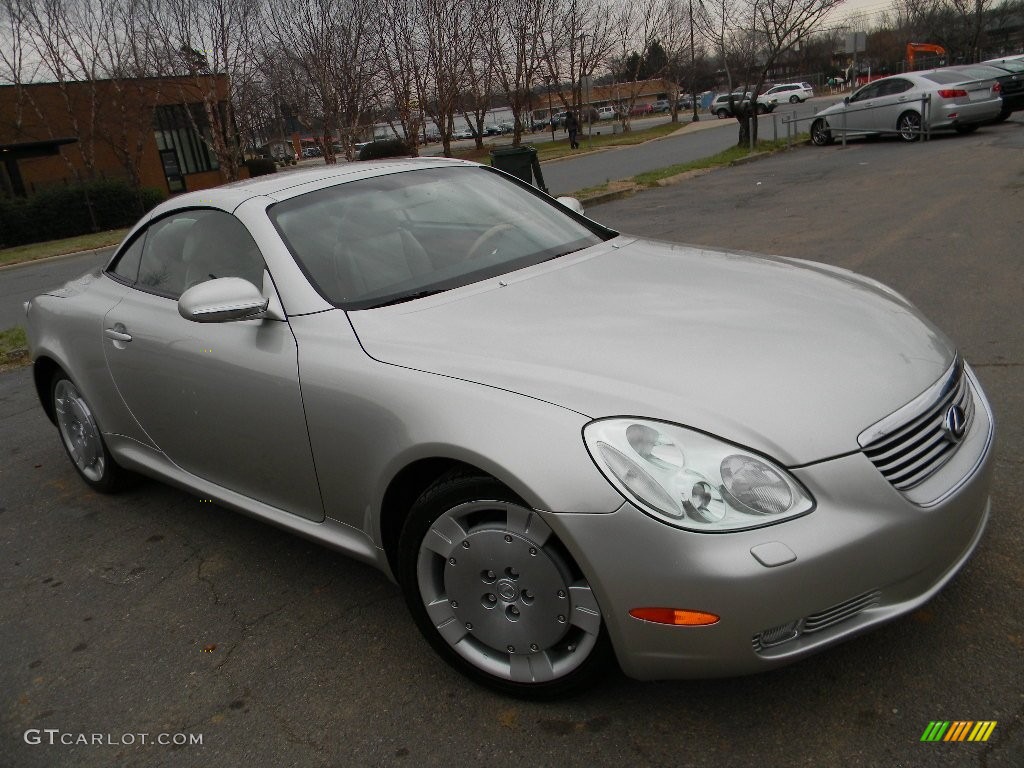 2003 SC 430 - Millennium Silver Metallic / Ecru Beige photo #3