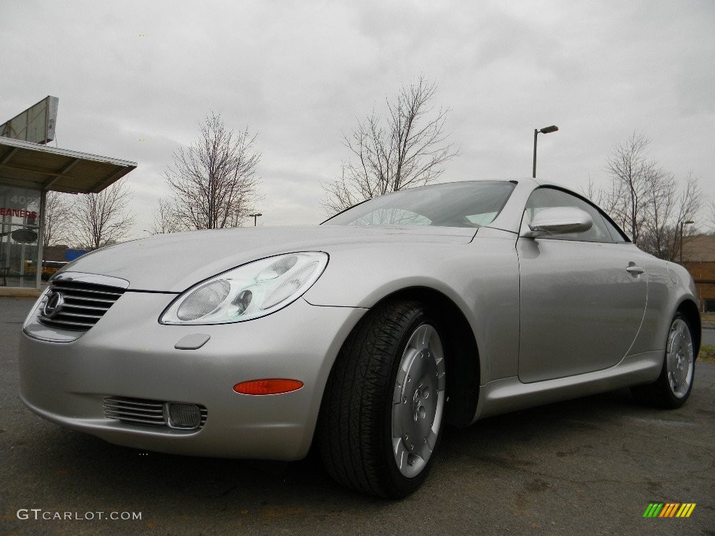 2003 SC 430 - Millennium Silver Metallic / Ecru Beige photo #6