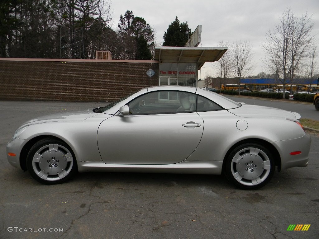 2003 SC 430 - Millennium Silver Metallic / Ecru Beige photo #7