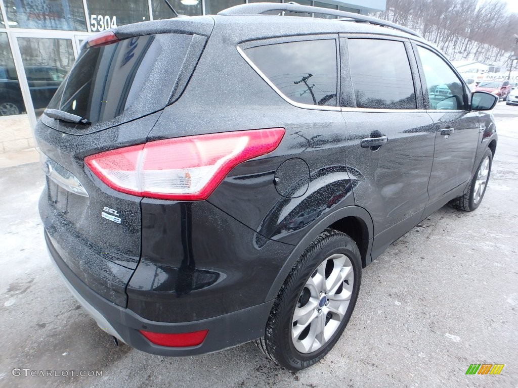 2013 Escape SEL 2.0L EcoBoost 4WD - Tuxedo Black Metallic / Medium Light Stone photo #5