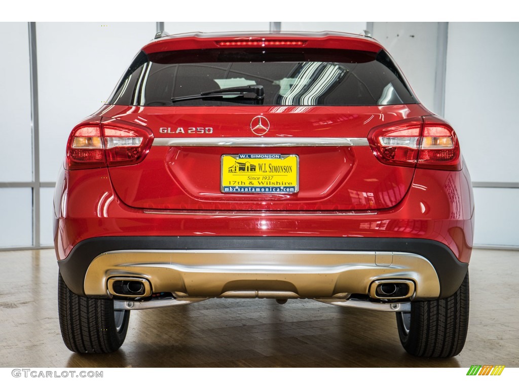 2016 GLA 250 - Jupiter Red / Black photo #4