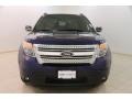 2013 Deep Impact Blue Metallic Ford Explorer XLT 4WD  photo #2