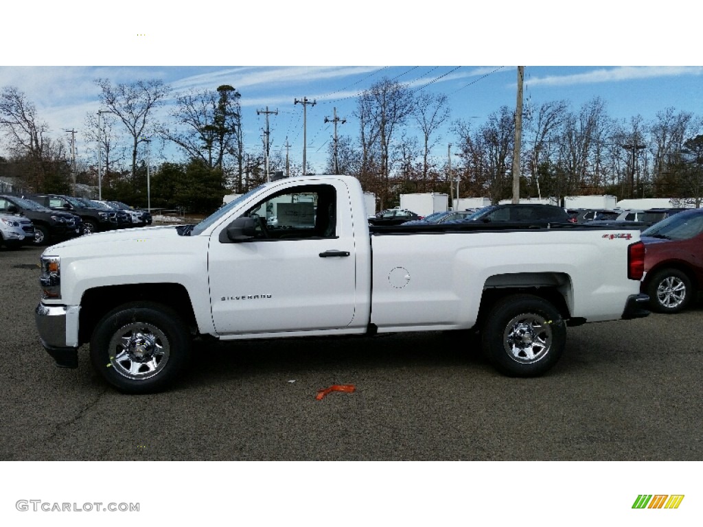 2016 Silverado 1500 WT Regular Cab 4x4 - Summit White / Dark Ash/Jet Black photo #3