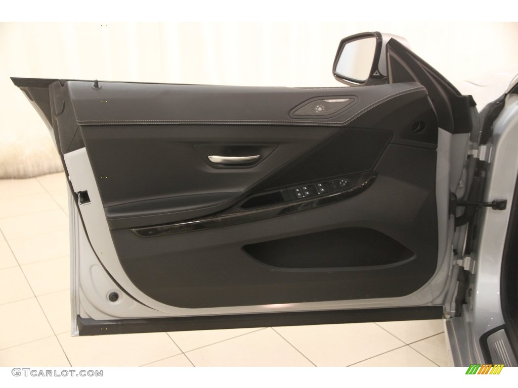 2015 6 Series 640i xDrive Gran Coupe - Glacier Silver Metallic / Black photo #4