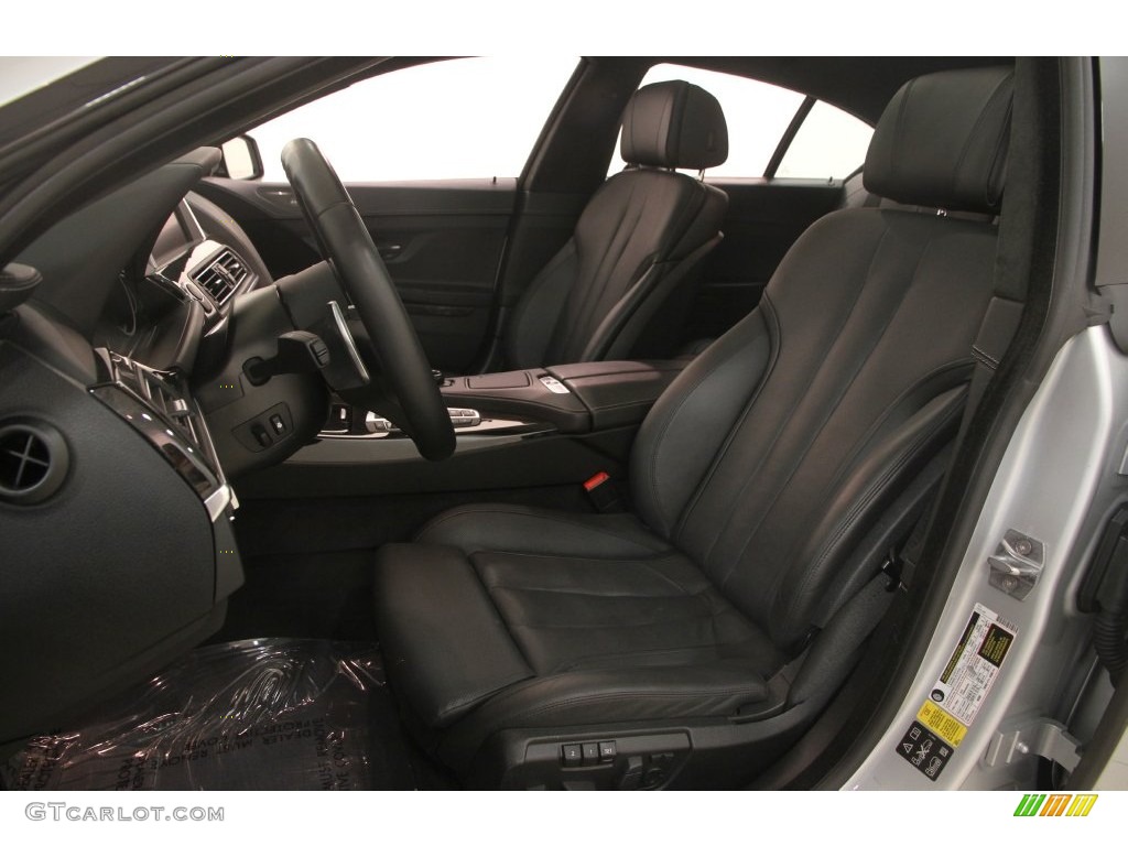 2015 6 Series 640i xDrive Gran Coupe - Glacier Silver Metallic / Black photo #7