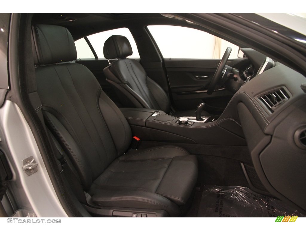 2015 6 Series 640i xDrive Gran Coupe - Glacier Silver Metallic / Black photo #21