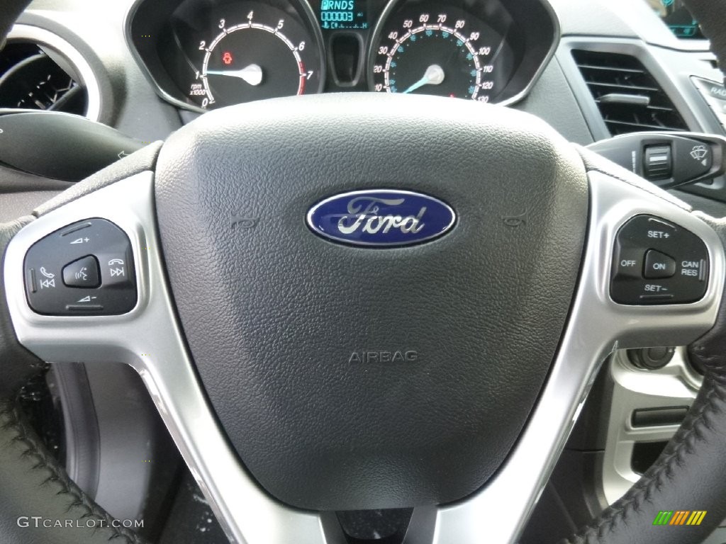 2016 Fiesta SE Sedan - Shadow Black / Charcoal Black photo #11