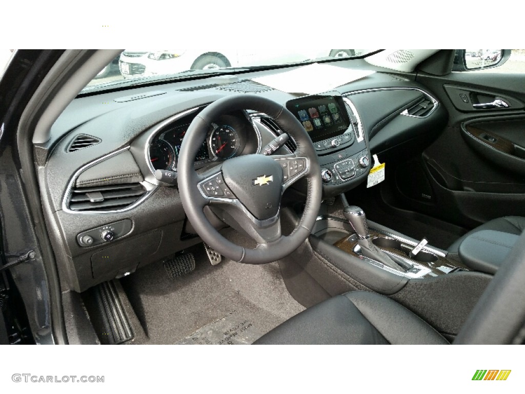 Jet Black Interior 2016 Chevrolet Malibu Premier Photo #110777727