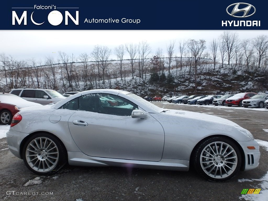 2005 SLK 55 AMG Roadster - Iridium Silver Metallic / Black photo #1