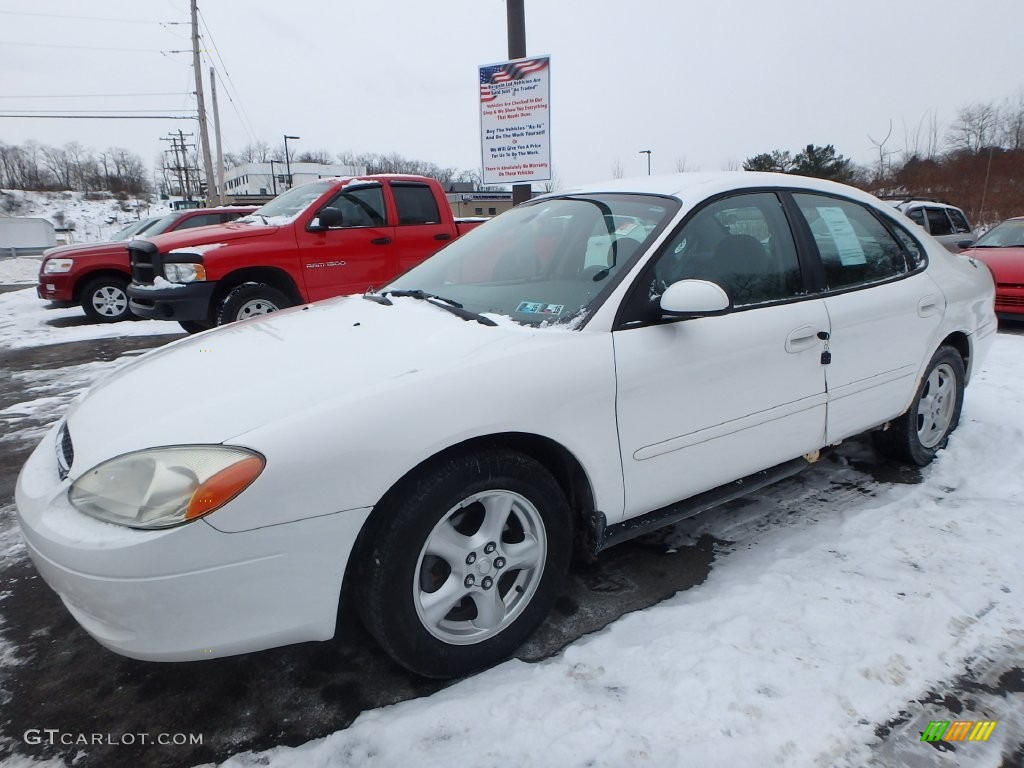 2003 Taurus SES - Vibrant White / Medium Graphite photo #1