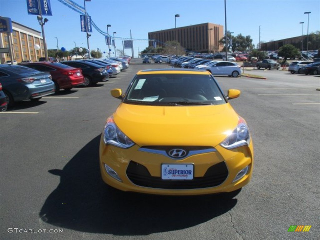 2016 Veloster  - 26.2 Yellow / Black/Yellow photo #4
