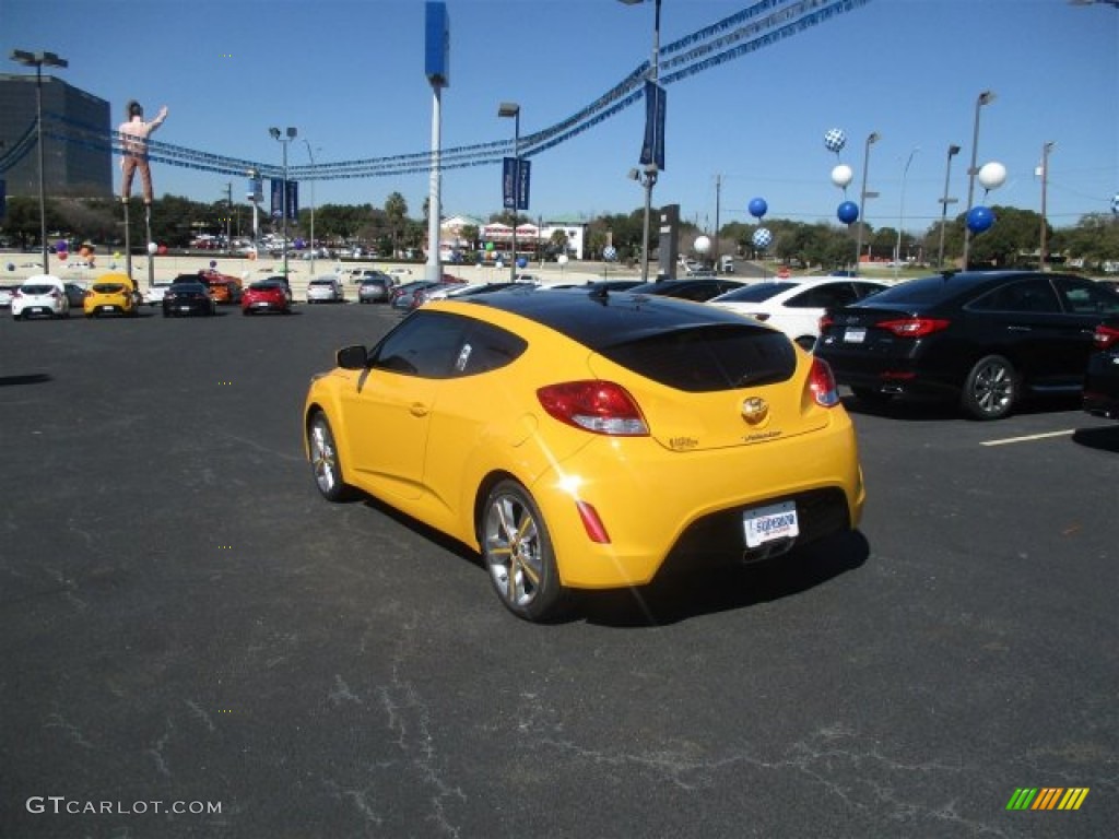 2016 Veloster  - 26.2 Yellow / Black/Yellow photo #8