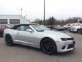 2015 Silver Ice Metallic Chevrolet Camaro SS Convertible  photo #3