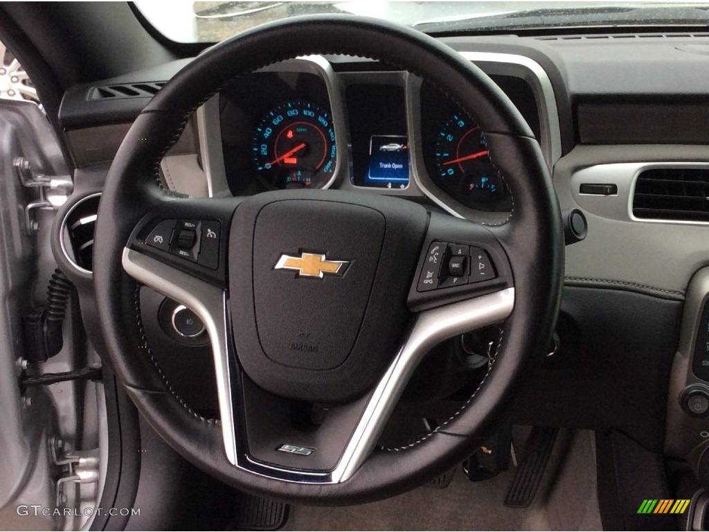 2015 Camaro SS Convertible - Silver Ice Metallic / Beige photo #15