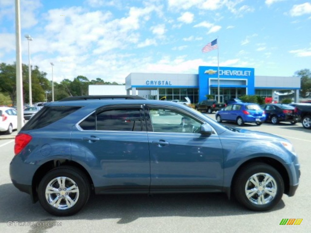 2012 Equinox LT - Twilight Blue Metallic / Light Titanium/Jet Black photo #10