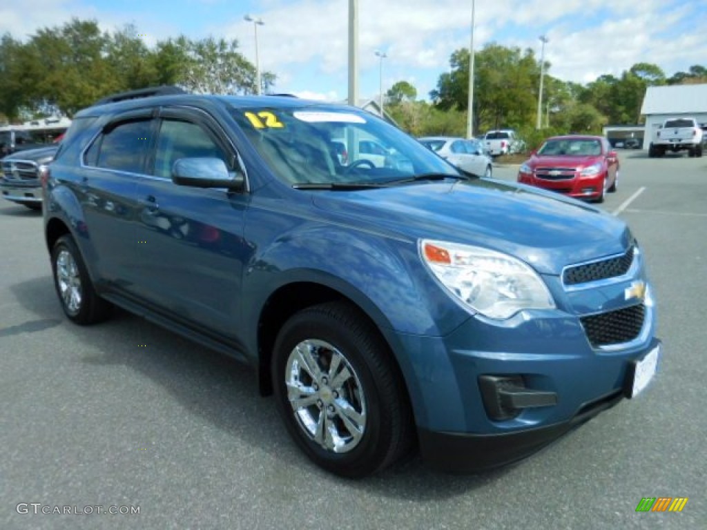 2012 Equinox LT - Twilight Blue Metallic / Light Titanium/Jet Black photo #11