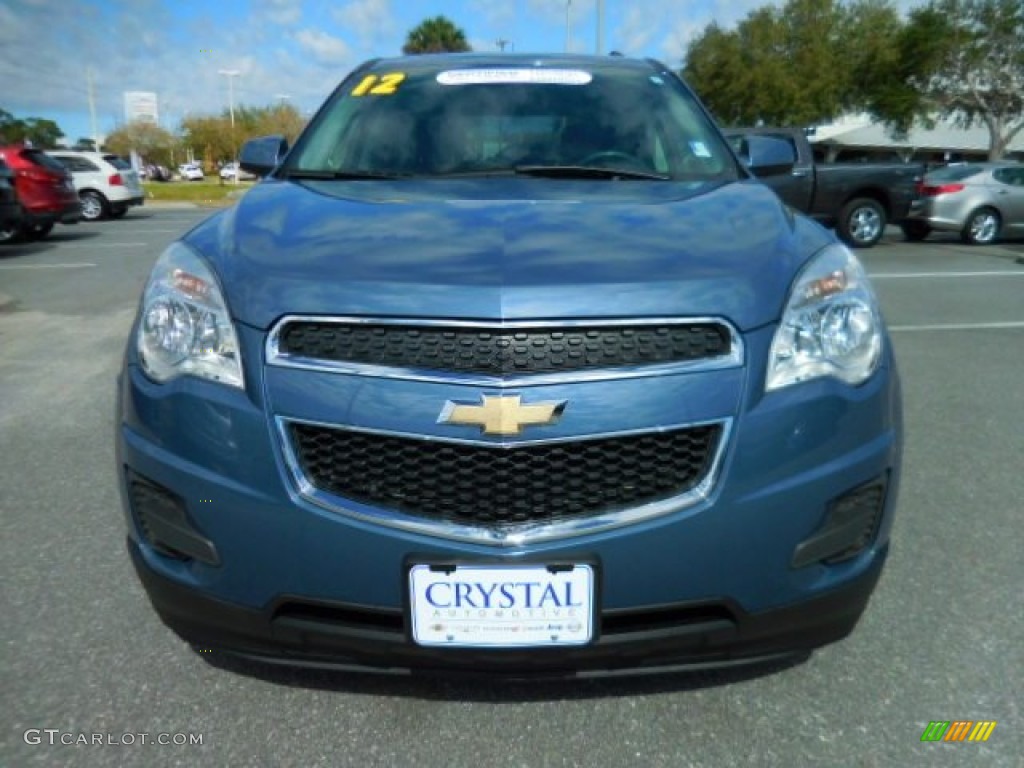 2012 Equinox LT - Twilight Blue Metallic / Light Titanium/Jet Black photo #14