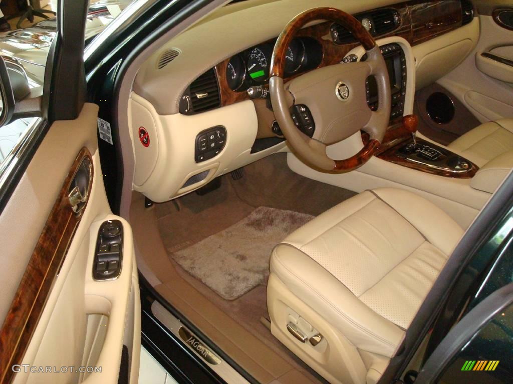 2008 XJ Vanden Plas - Botanical Green / Champagne/Mocha photo #10