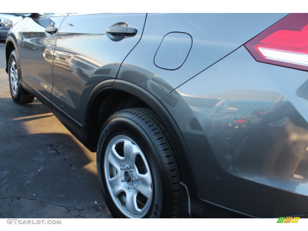 2013 CR-V LX AWD - Polished Metal Metallic / Gray photo #4