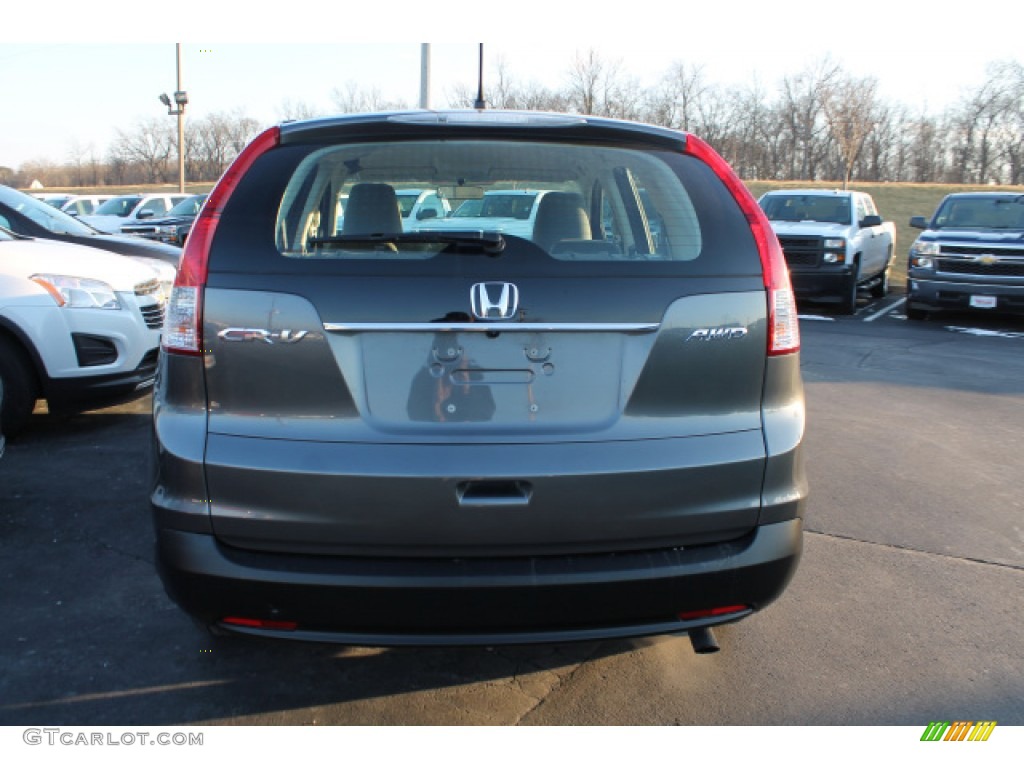 2013 CR-V LX AWD - Polished Metal Metallic / Gray photo #6