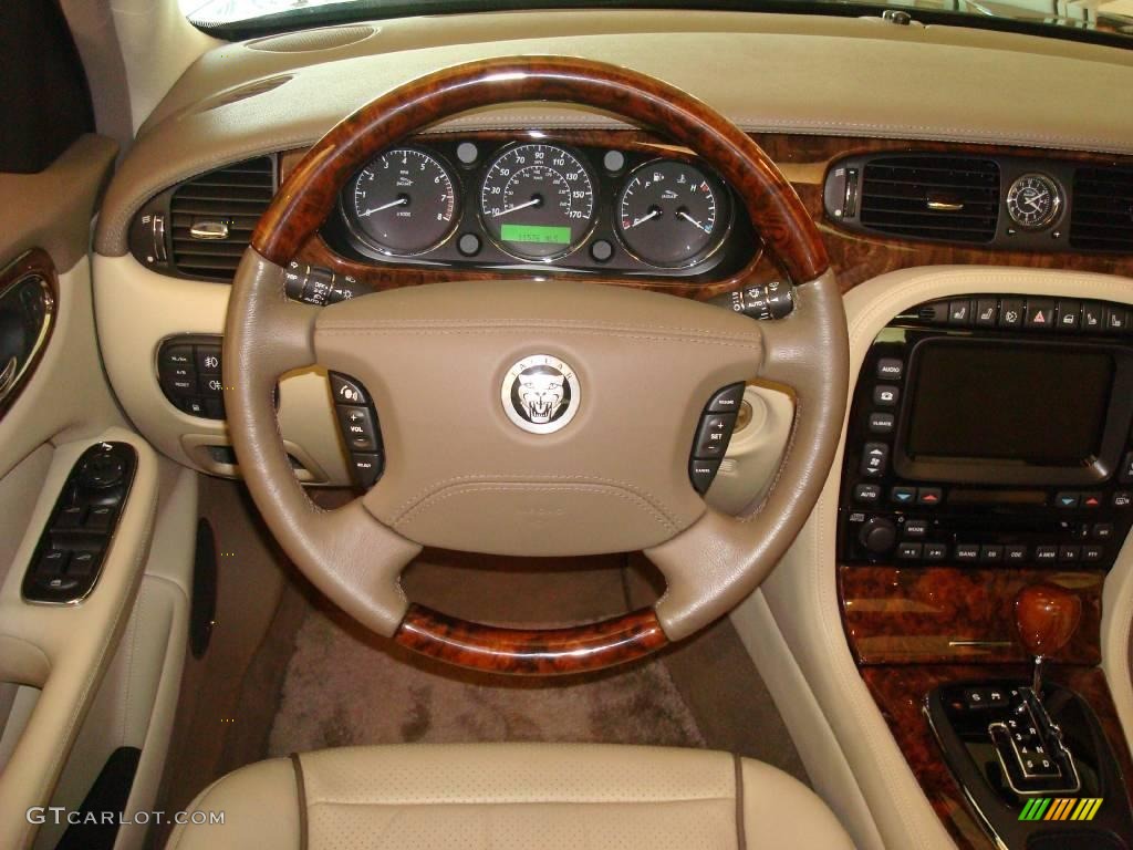 2008 XJ Vanden Plas - Botanical Green / Champagne/Mocha photo #23