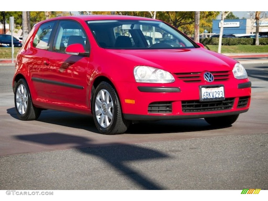 Tornado Red 2007 Volkswagen Rabbit 2 Door Exterior Photo #110783885