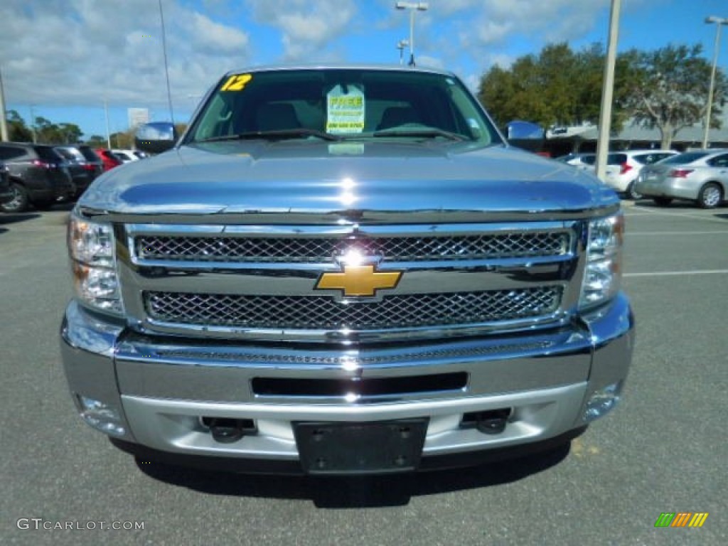 2012 Silverado 1500 LT Extended Cab - Silver Ice Metallic / Light Titanium/Dark Titanium photo #13