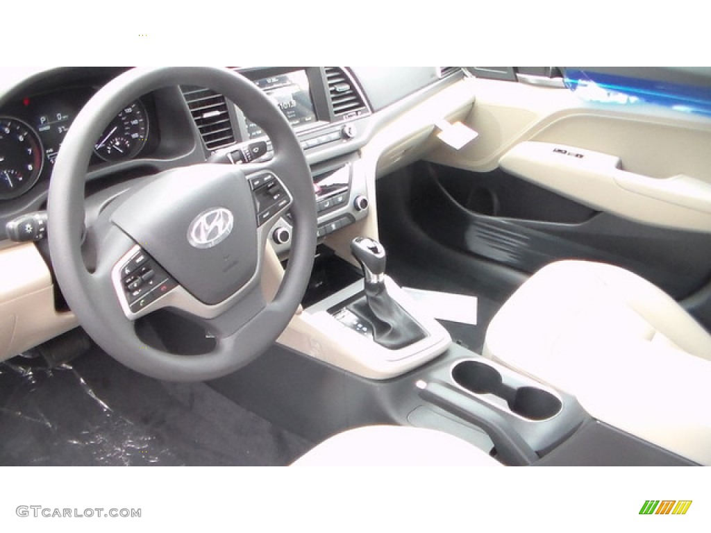 2017 Elantra Limited - Red / Beige photo #4