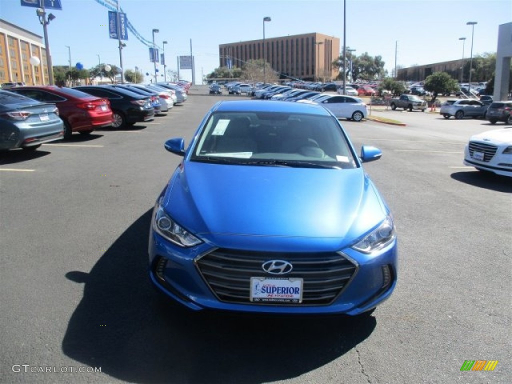 2017 Elantra Limited - Electric Blue / Gray photo #2