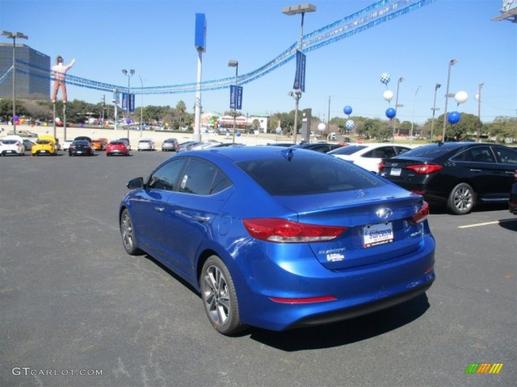 2017 Elantra Limited - Electric Blue / Gray photo #5