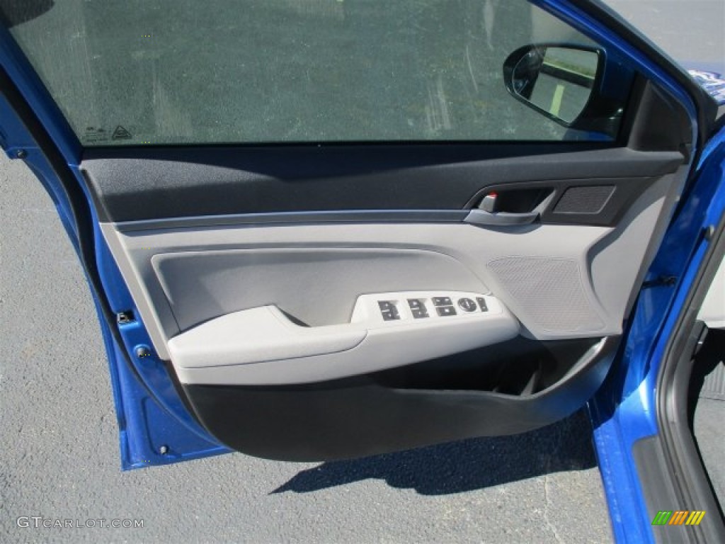 2017 Elantra Limited - Electric Blue / Gray photo #10