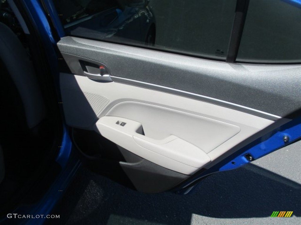 2017 Elantra Limited - Electric Blue / Gray photo #16