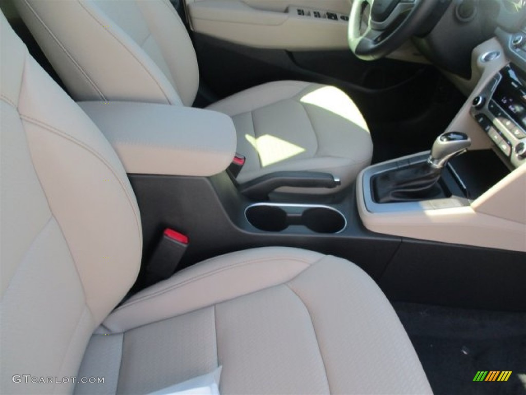 2017 Elantra Limited - Black / Beige photo #14