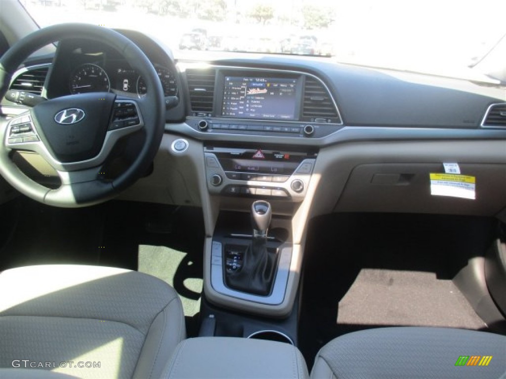 2017 Elantra Limited - Black / Beige photo #16