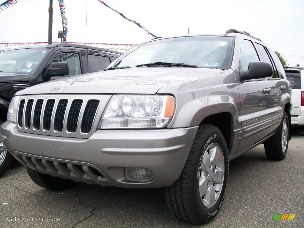 2001 Grand Cherokee Limited 4x4 - Silverstone Metallic / Agate photo #1