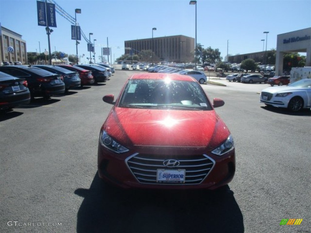 2017 Elantra SE - Red / Gray photo #2