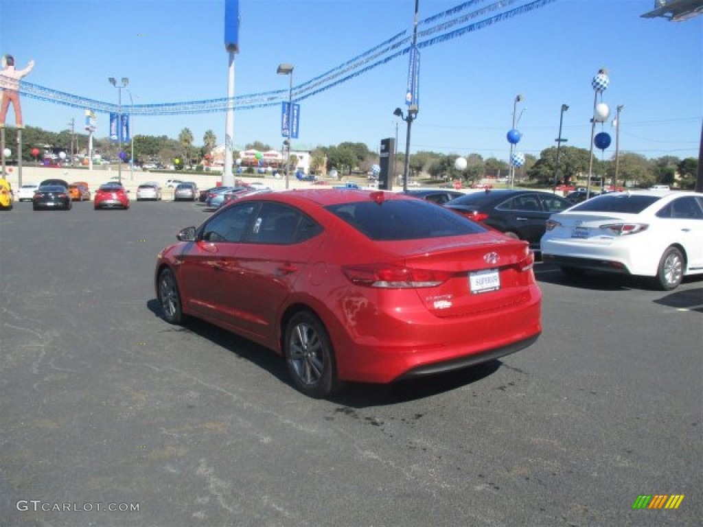 2017 Elantra SE - Red / Gray photo #5