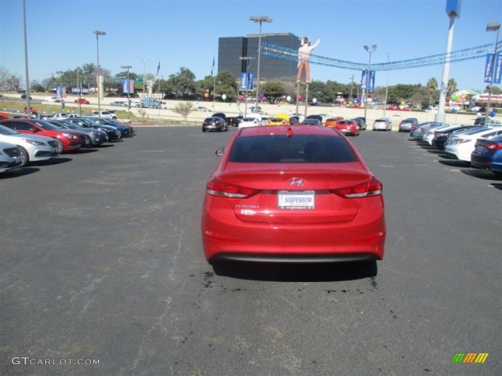 2017 Elantra SE - Red / Gray photo #6