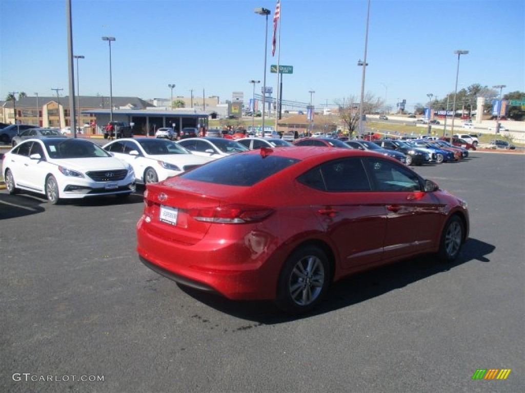 2017 Elantra SE - Red / Gray photo #7